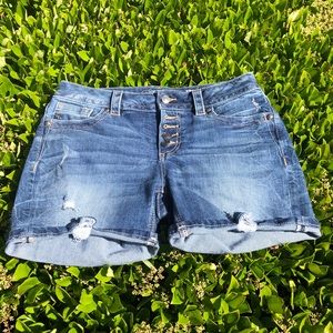 MissMe distressed jean shorts